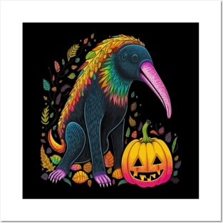 Anteater Halloween Posters and Art